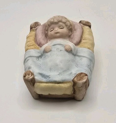 Vintage Homco Home Interiors Christmas Nativity Set 5 Children Figurines - Picture 2 of 15