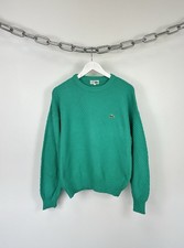 Vintage 90s Lacoste Made In France Heritage Knitted Sweater Pullover Size 3 / L