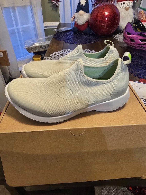Oofos Oomg Eezee Low 7012022-7 Womens 8.5 Recovery Shoes Gray Slip On Sneakers