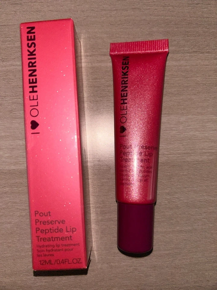 OLE HENRIKSEN Pout Preserve Péptido Tratamiento Labial 3 Piezas Lote Mixto Nuevo - 0.4 OZ Foto 2 de 4