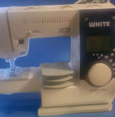 White Quilter's Star1780 Sewing Machine Workable Need Parts As Is