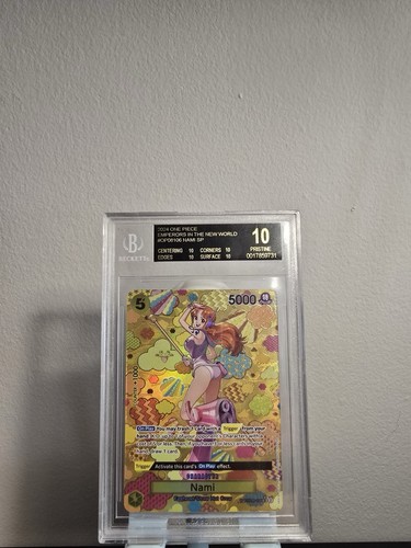 One Piece Nami OP08-106 BGS 10 BLACK LABEL
