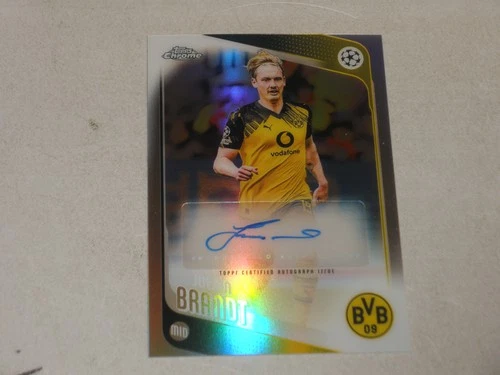 2025-26 Topps Chrome UEFA Club Refractor Autograph Auto #BR Julian Brandt