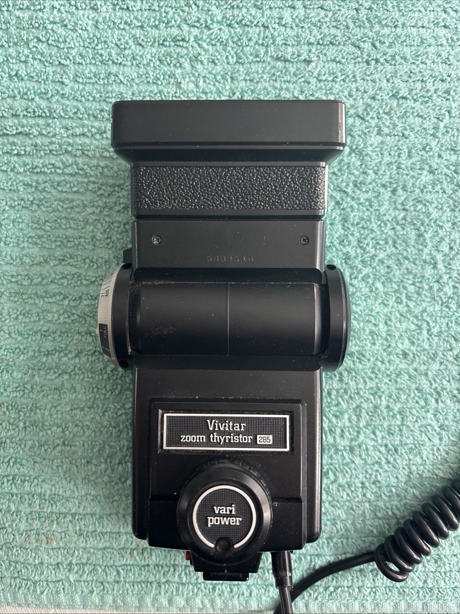 VIVITAR 285 THYRISTOR ZOOM SHOE MOUNT FLASH | eBay