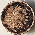 1859 1C BN INDIAN HEAD CENT IN GOOD CONDITION-FIRST (1ST) YEAR OF THE IHC SERIES