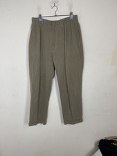 Polo by Ralph Lauren Mens 34x32 Pleated Chino Pants Khaki 100 Cotton