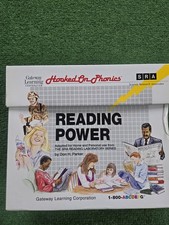 Vintage Hooked On Phonics Reading Power Box Set Book Cassettes w/ Keys Guide
