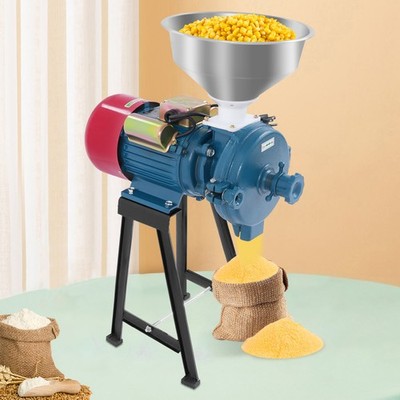 Electric Grinder Mill Grain Corn Wheat Feed/Flour Dry Cereal Grinding Machine US