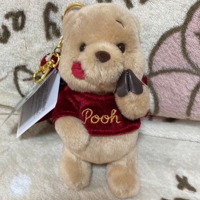 Disney Store Japan Winnie the Pooh plush Toy keychain Chocolate 2025 Cute F/S JP