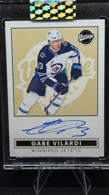 #ad Gabe Vilardi 2024 25 Upper Deck Clear Cut Vintage Autograph Auto VA GV Hockey $29.99