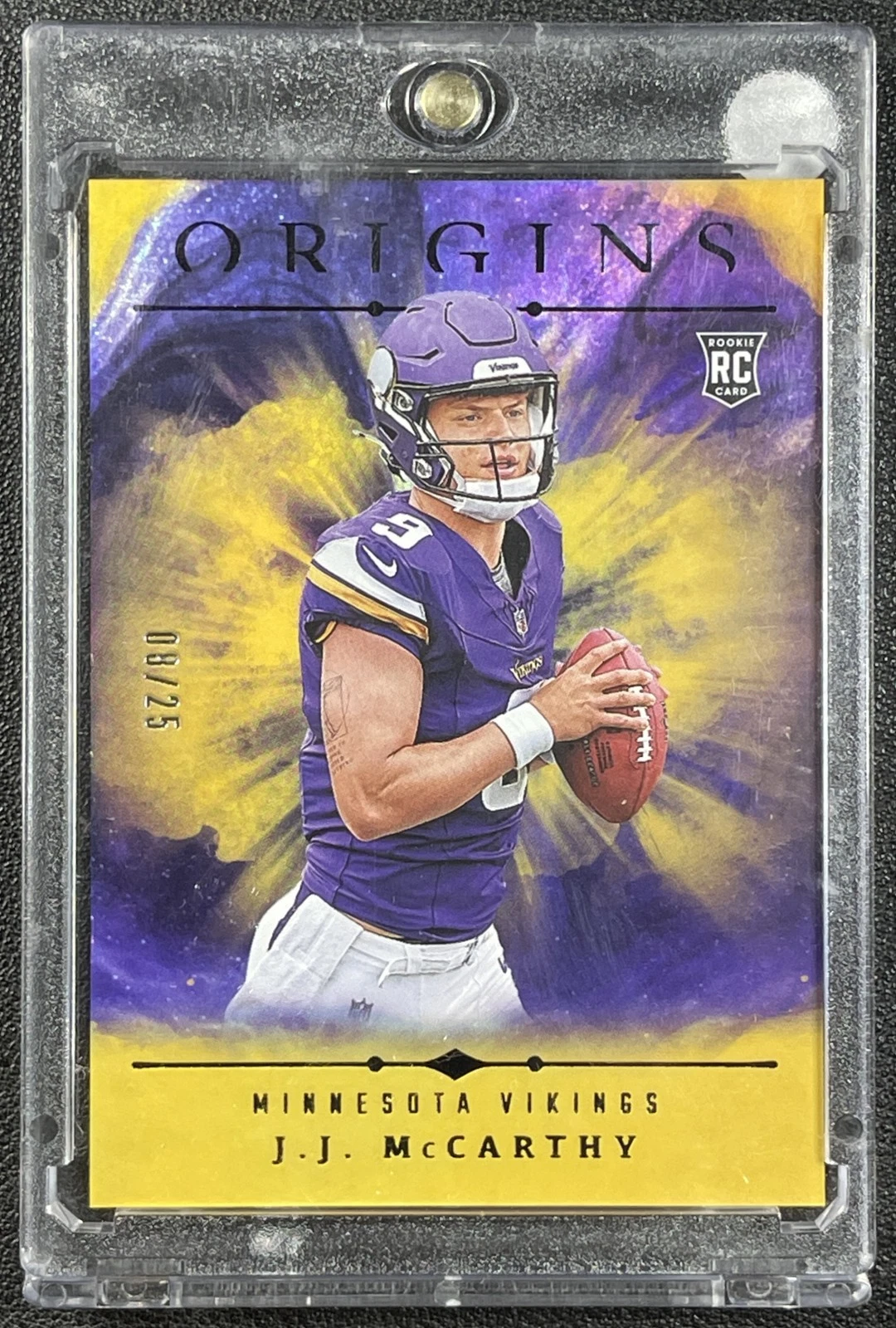 JJ McCarthy Panini Origins #103 Holo Gold