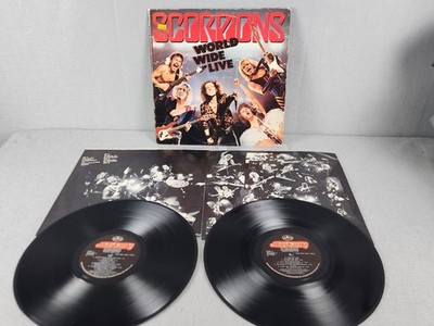Scorpions   World Wide Live 1985 Mercury 422-824 Hard Rock 2 x Vinyl Record