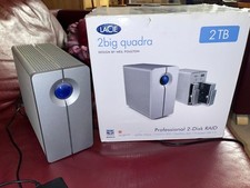 LACIE 2 BIG Quadra Professional 2- Disk  Raid 2 Tb Nas Neu Ovp! robust Auch Mac