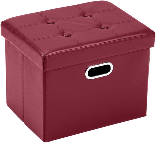 COSYLAND Puff Almacenaje 40L, Banco Almacenaje, Capacidad De Carga 200 Kg, Tapiz - Imagen 12 de 12