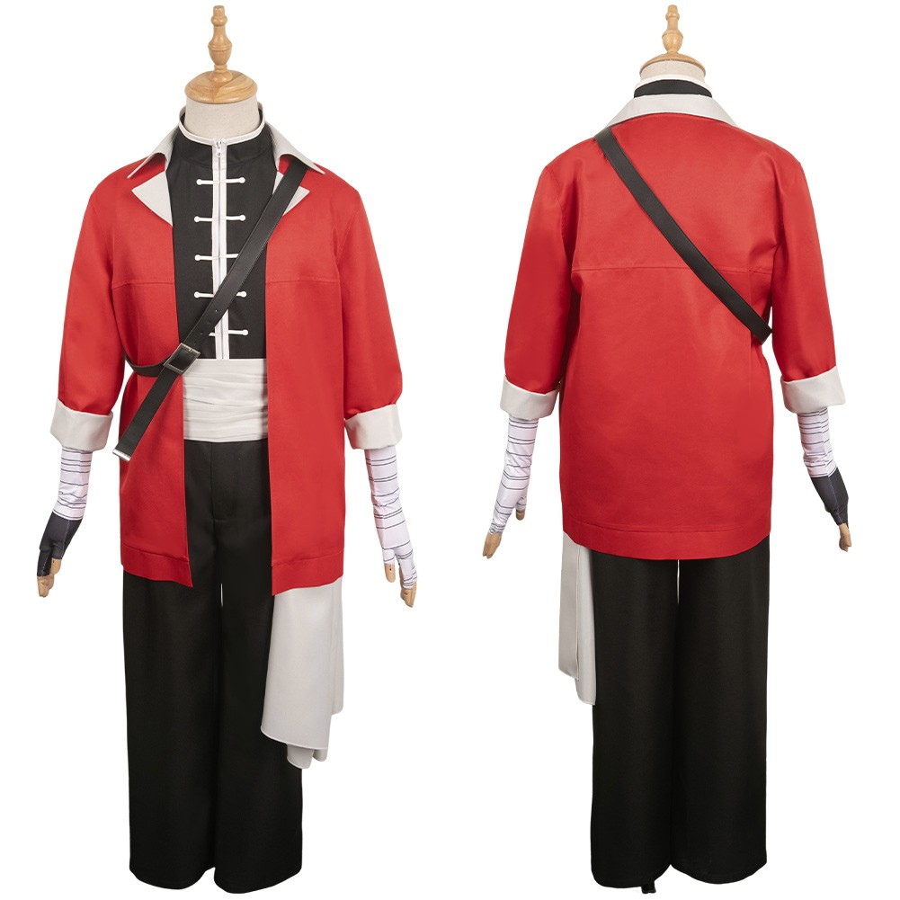 Anime Sousou no Frien Stark Juegos con disfraces Uniforme Rojo Disfraz Halloween Carnaval Hombres