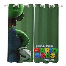 Size Custom Curtains Super Mario. 97 Personalised Bedroom Decor UV Protection