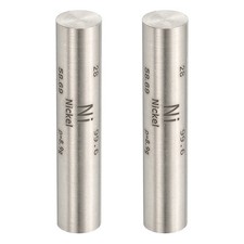 2Pcs Nickel Stick, 0.4x2" Ni Density Stick High Density Element Rod