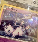 GIANT SWIRL 2017 Pokemon XY Mew Holo XY192 Black Star Promo CGC Graded 8.5