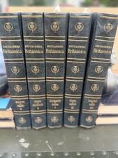     Vintage Encyclopedia Britannica Partial Set   1958  Volumes 3,8,9,10,22    