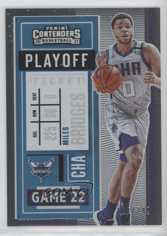 2020-21 Panini Contenders Playoff Ticket /249 Miles Bridges #54 9bg