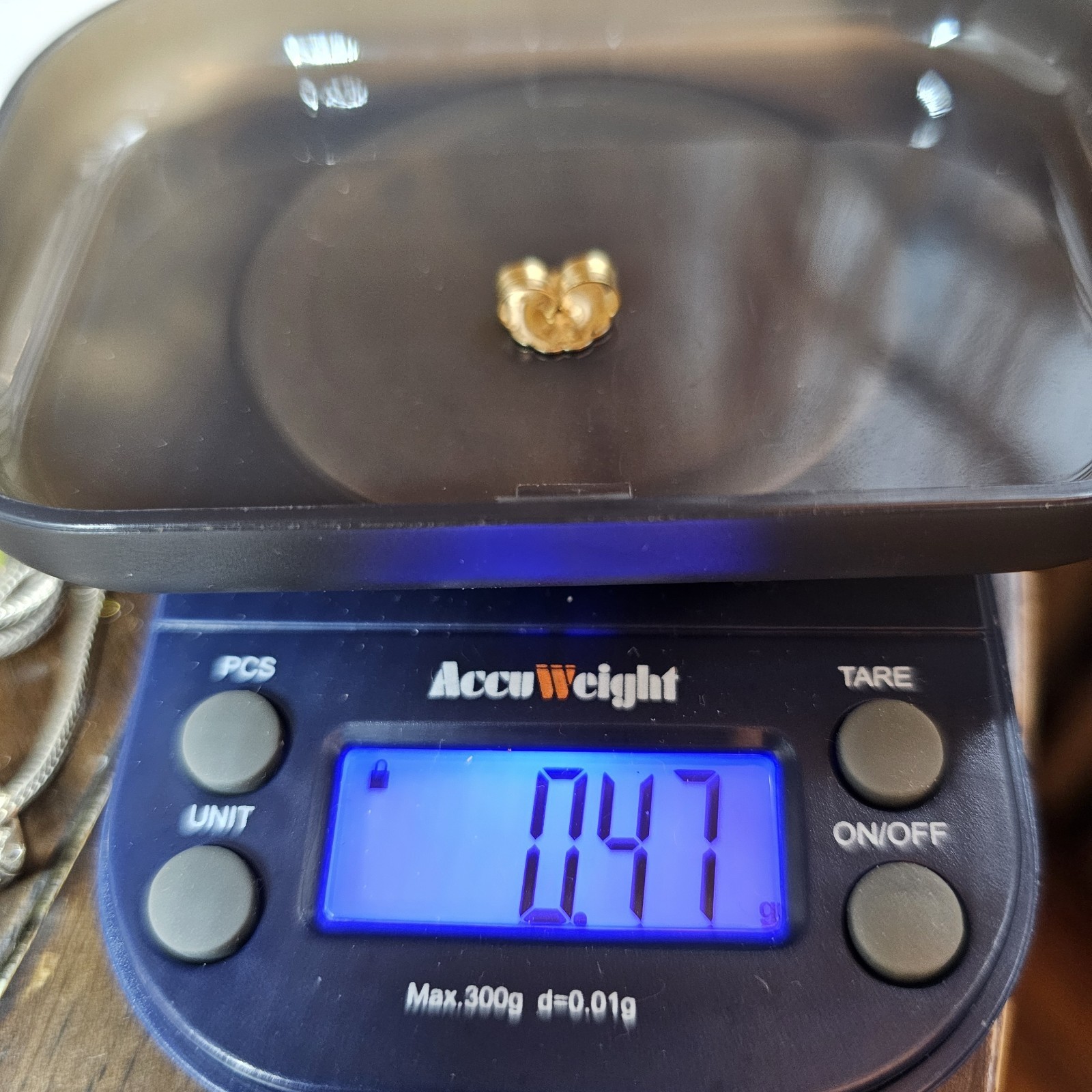 14K Solid Gold Replacement Butterfly Earring Back… - image 9