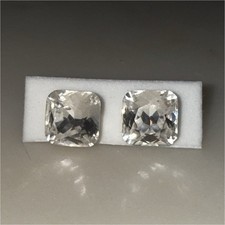 5 Ct Swarovski Crystal Cushion Cut Earrings �...