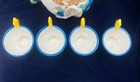 Dept 56 Hey Diddle Diddle Handpainted Ceramic Teapot 4 Cup Set Cat Moon Cow Dog — photo 6