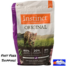 Instinct® Original Grain Free Recipe with Real Rabbit Natural Dry Cat Food 4.5lb 7.26 per pound