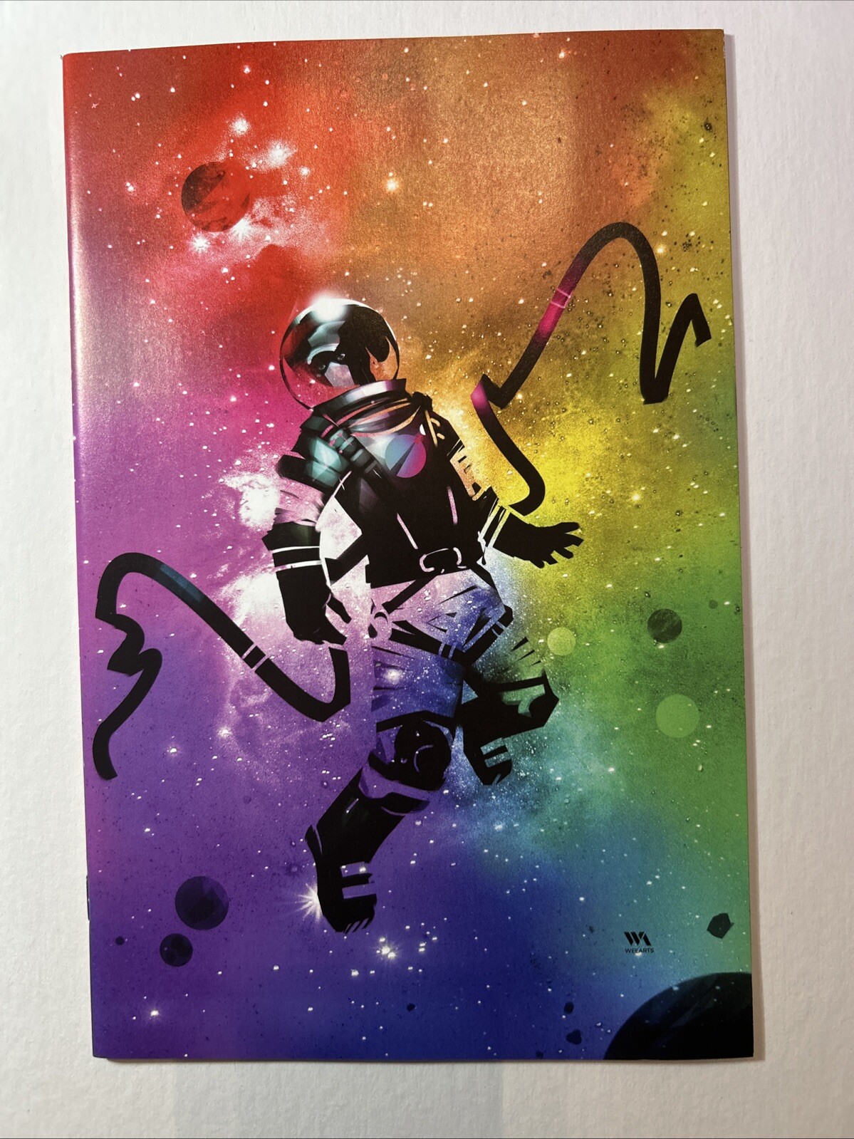 MOON MAN #1 HUY DINH KID CUDI NYCC 2024 RAINBOW VIRGIN VARIANT LIMITED 444 COA