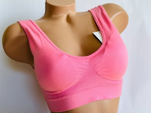3/6 Women's Sports Bras Yoga Activewears Workout Gym Bra Top PLUS SIZE Gift pack - Picture 13 of 28