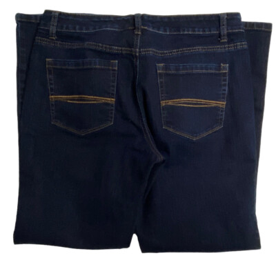 Bandolino Women's Mandie 5 Pocket Jeans - Straight Leg, Stretch Denim, Mid Rise With Back Pocket Embroidery - View #6