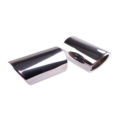 1Pair Chrome Exhaust Muffler Tip Pipe Trims For Audi A4 B8 Q5 1.8T 2.0T Silver 1Pair Chrome Exhaust Muffler Tip Pipe Trims For Audi A4 B8 Q5 1.8T 2.0T Silver