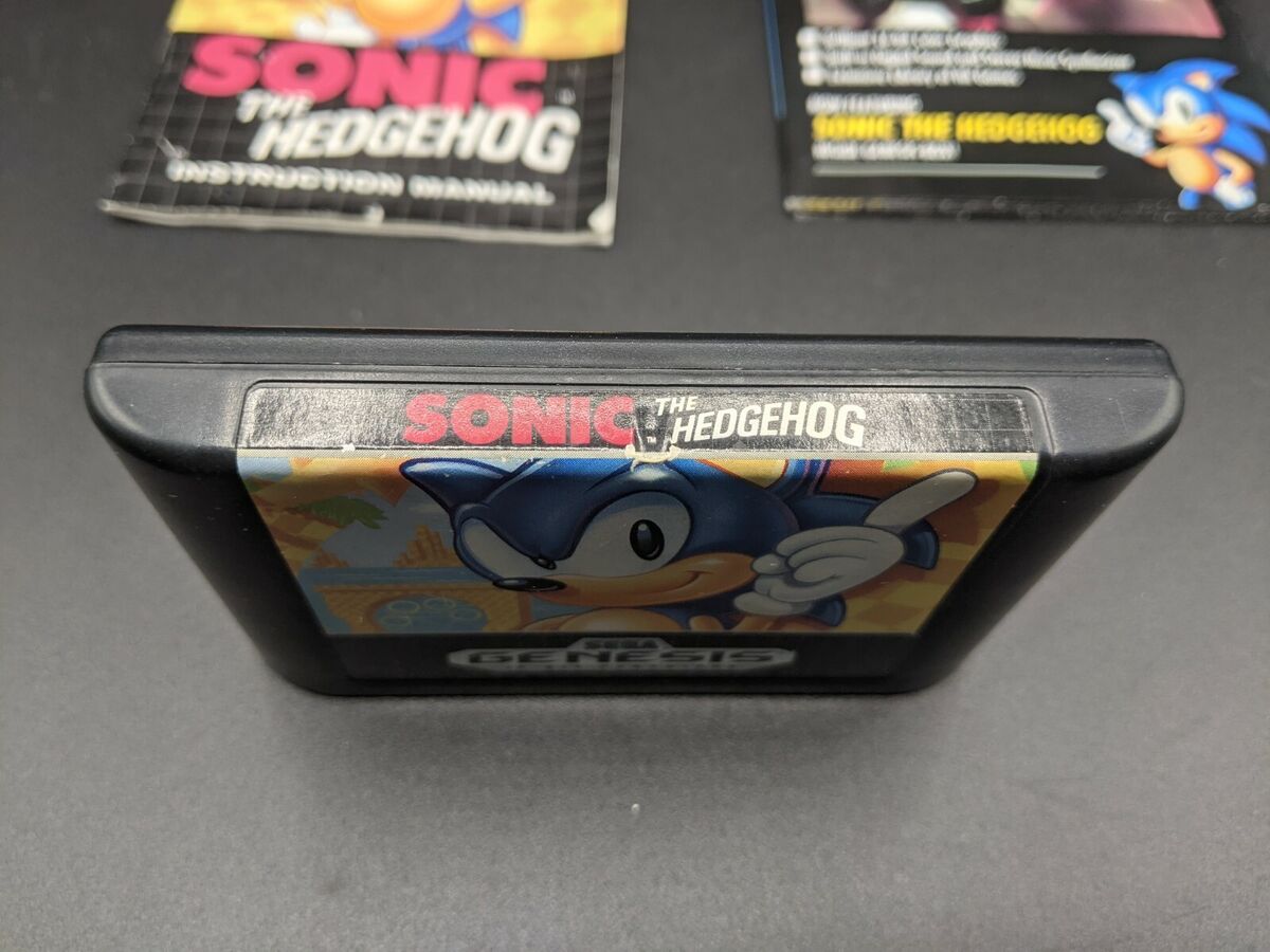 Sonic the Hedgehog (Gen, Sega, 1991) Wata 7.5 CIB (Complete in Box), Lot  #13263