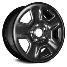Lkq Stljf093u45 - 5-spoke Black 17x7.5 Steel Factory Wheel - Remanufactured
