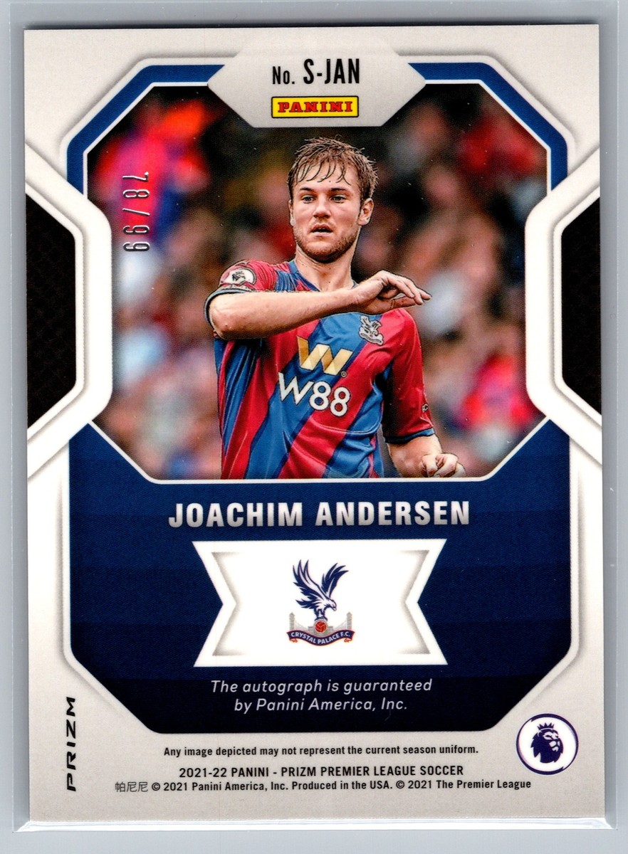 2021 Panini Prizm EPL Silver /99 RC #S-JAN Joachim Anderson
