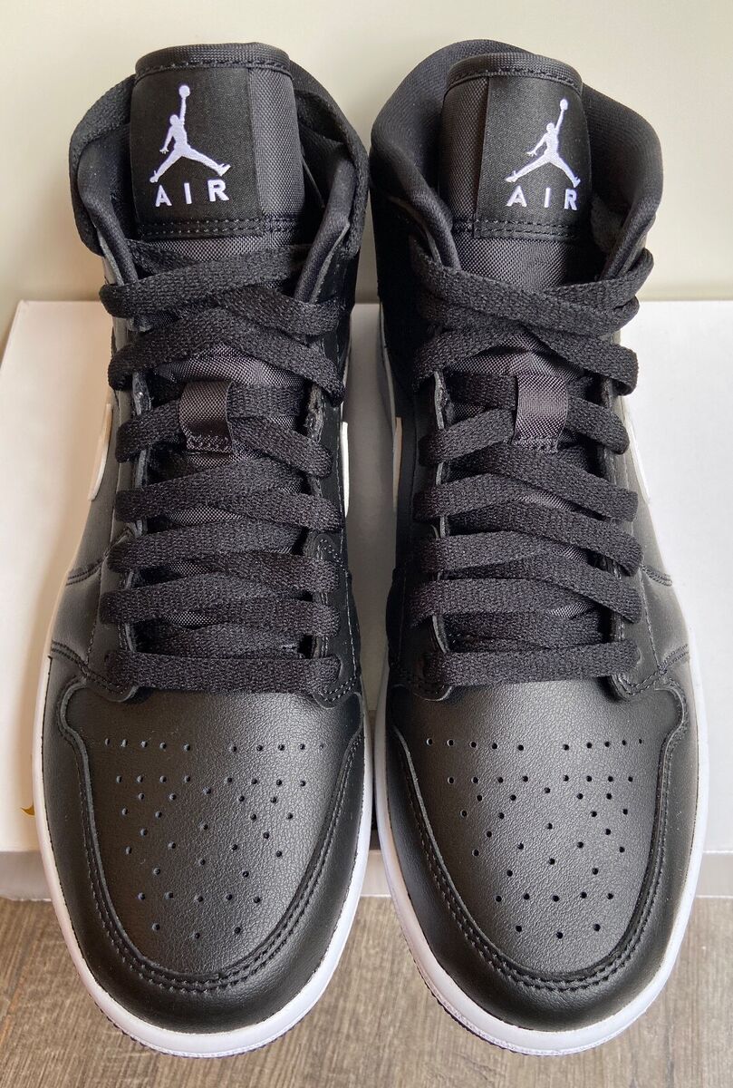 Nike Air Jordan 1 Mid Black White BQ6472-011 Women's Sz 5 Nike Air Jordan 1 Mid Black White BQ6472-011 Women's Sz 5