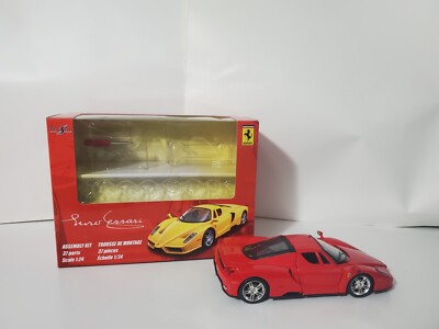1-24 Maisto Assembly Line Die Cast Metal Ferrari Enzo New Build