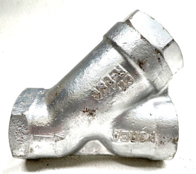RP&C Wye Y Strainer 1-1/2'' Socket Weld Ends Class 600 1480Psi WOG 20-Mesh Screen