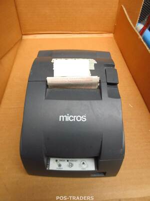 EPSON TM-U220B M188B SERIAL Dot Matrix POS 76 mm Receipt Printer Black TESTED OK