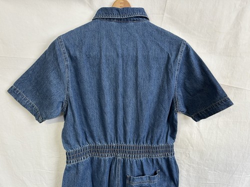 Dickies Denim Coverall - Houston Zip Jumpsuit - Size Large Blue Women’s NWT - Picture 7 of 10