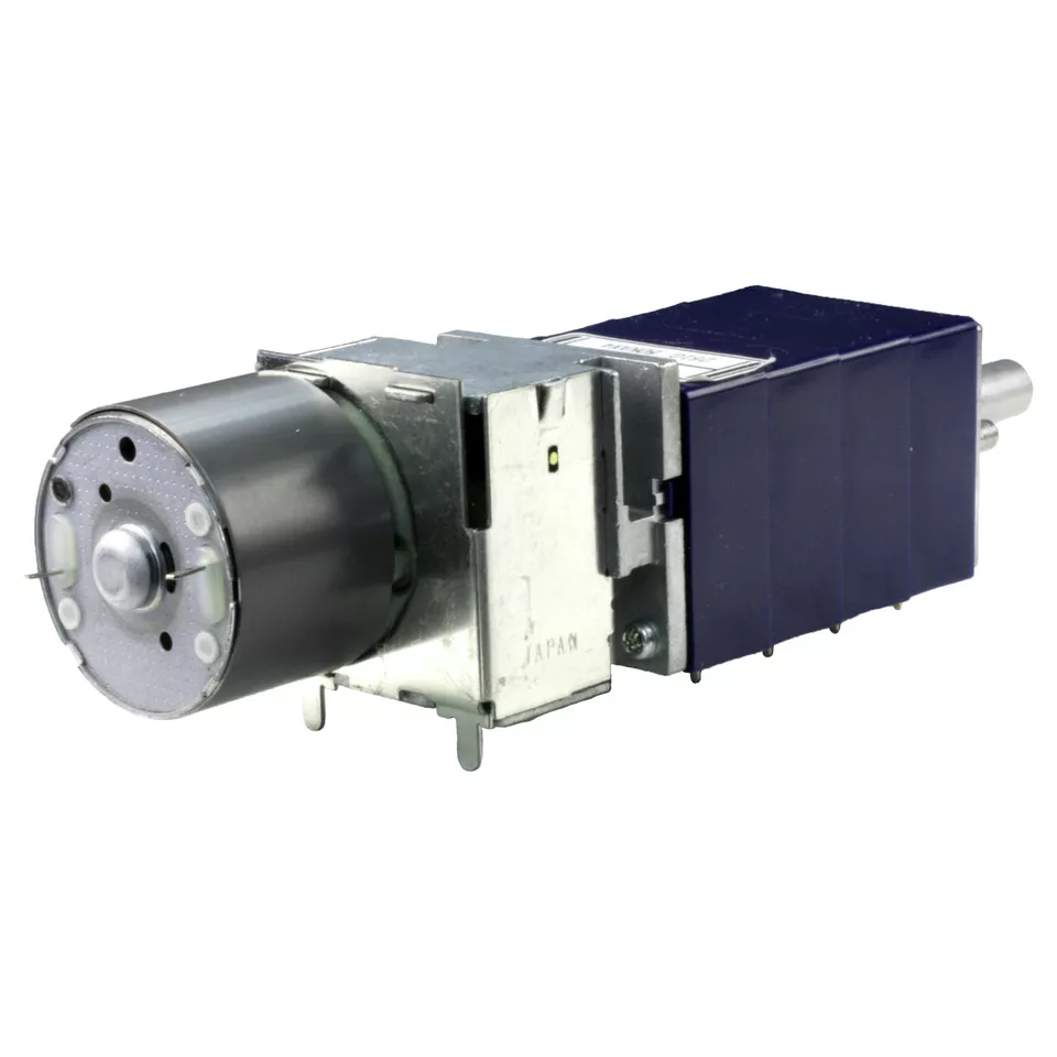 ALPS 10K quad-unit Potentiometer motorized logarithmic audio taper pot RK27  - Image 2 of 4