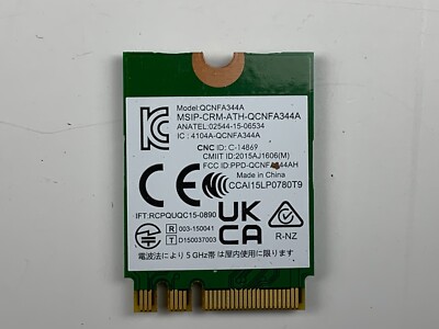 Qualcomm QCNFA344A Wireless WiFi WLAN Bluetooth 4.1 für Lenovo IdeaPad 3 17ADA6