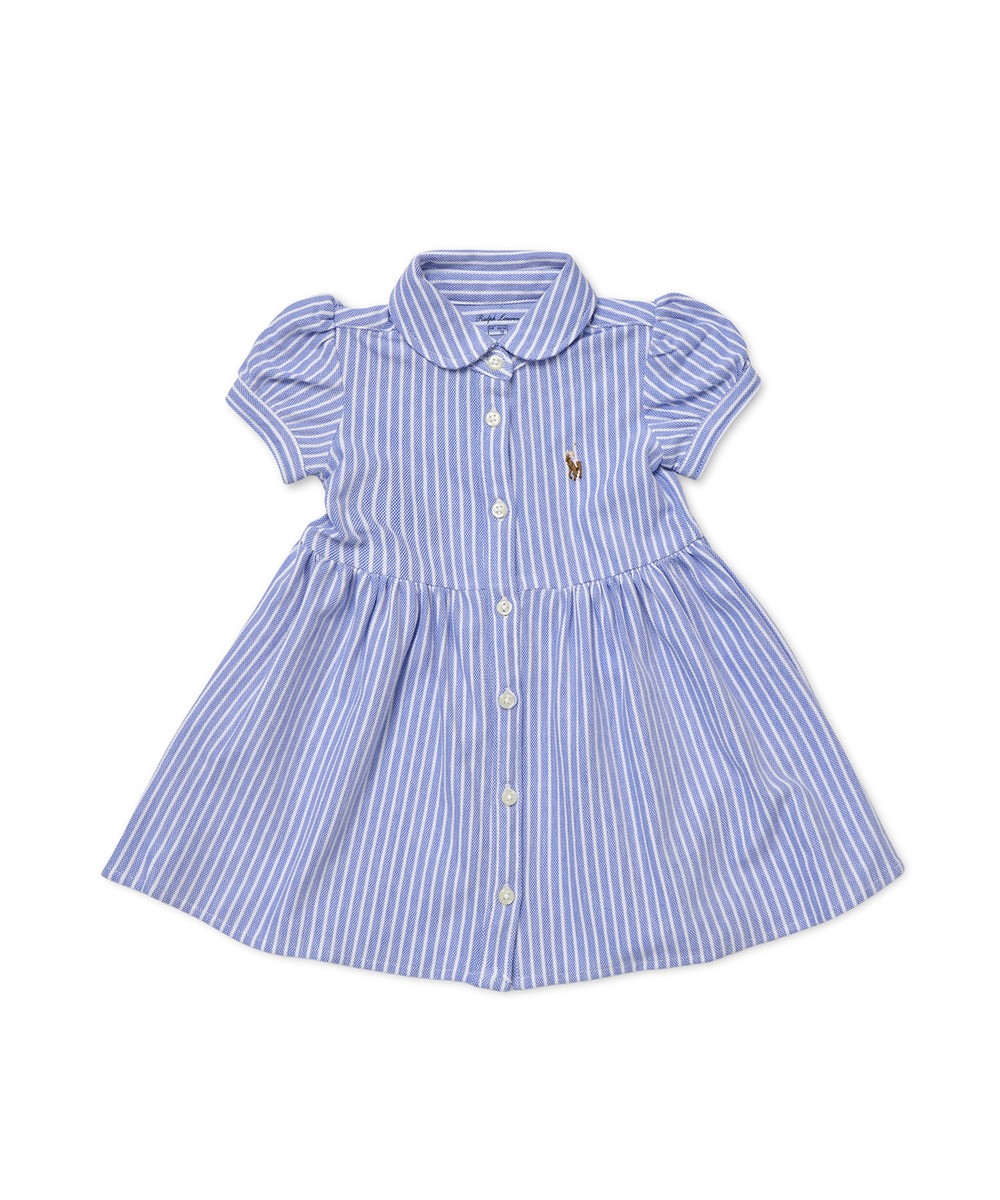 Genuine Polo Ralph Lauren Baby Girl's Striped Knit Oxford Dress
