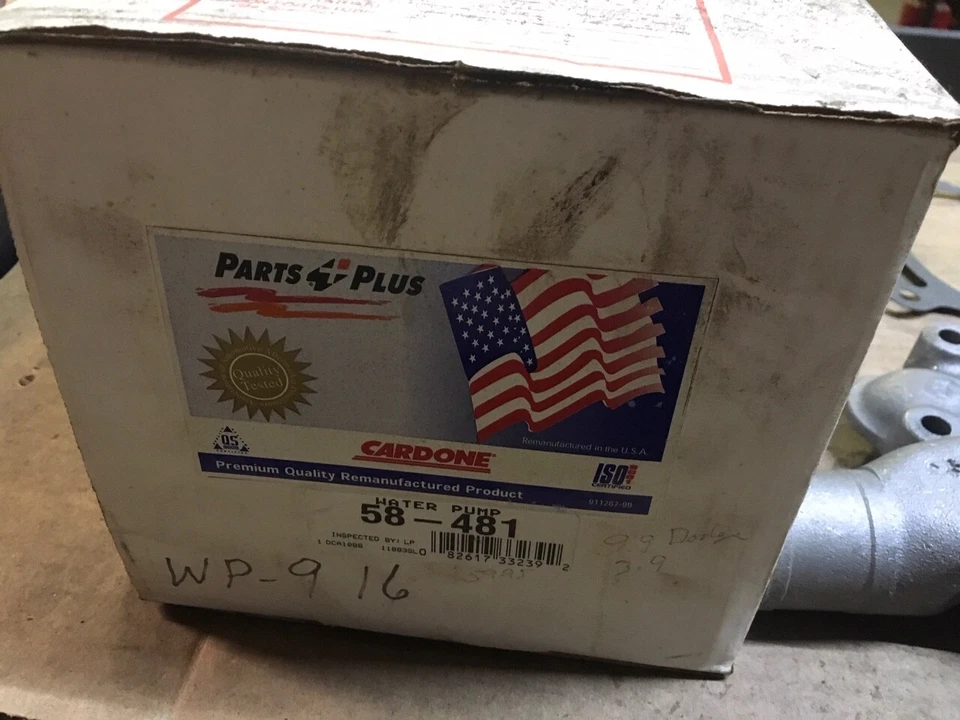 Remanufactured Cardone Water Pump 58-481 - Image 2 of 4