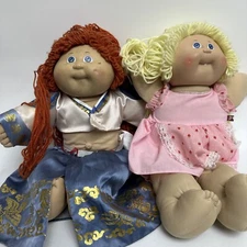 Vintage Cabbage Patch Dolls 1976-1982 Lot Of 2 