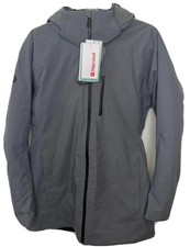 Marmot Women's Evodry Waterproof Riverfront Parka Jacket Large Steel Onyx