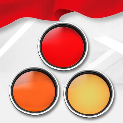 Red dimmer Filter Glass Optical lens For Rolleiflex/Rolleicord Bay I - Picture 10 of 11