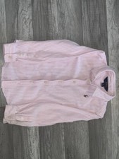 Ralph Lauren POLO Youth Size 6 PINK L/S Button Down OXFORD Collared Shirt Kids