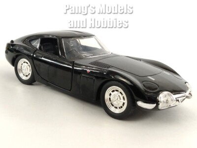 5.25 inch 1967 Toyota 2000GT 1/32 Scale Diecast Model - Jada - Black