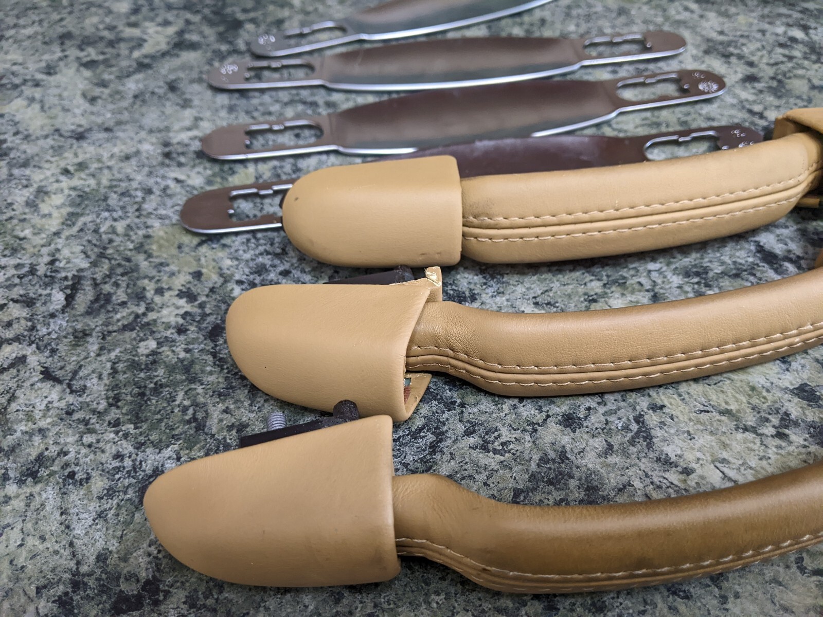 saffron grab handles set Bentley CONTINENTAL FLYING SPUR 3W0857607F 3W5867371A